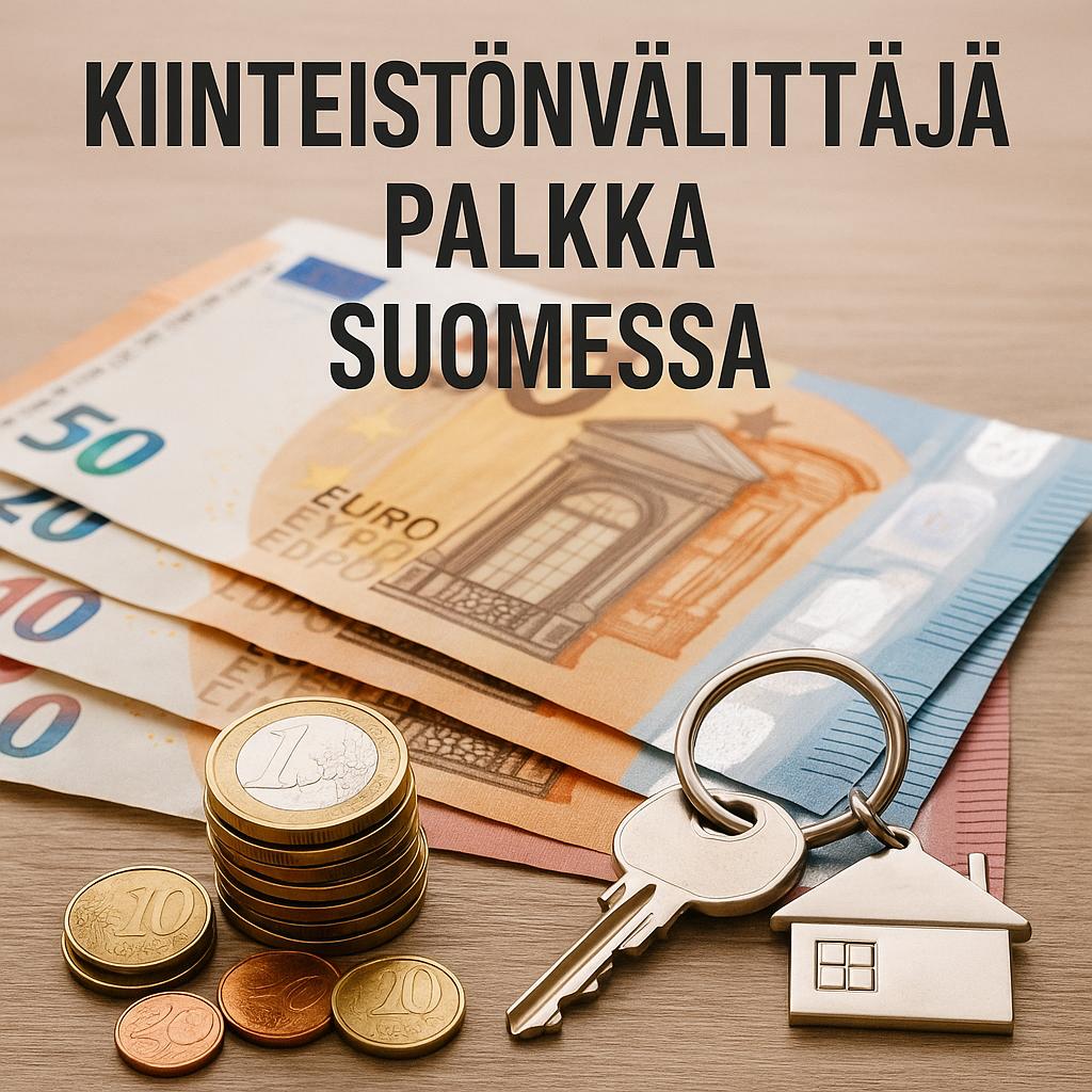 Kiinteistönvälittäjä Palkka Suomessa